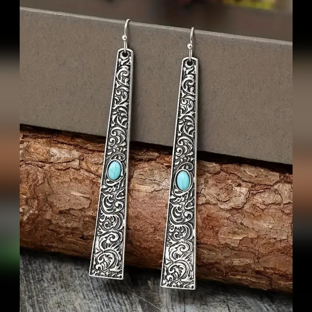 Decorative Boho  bar earrings